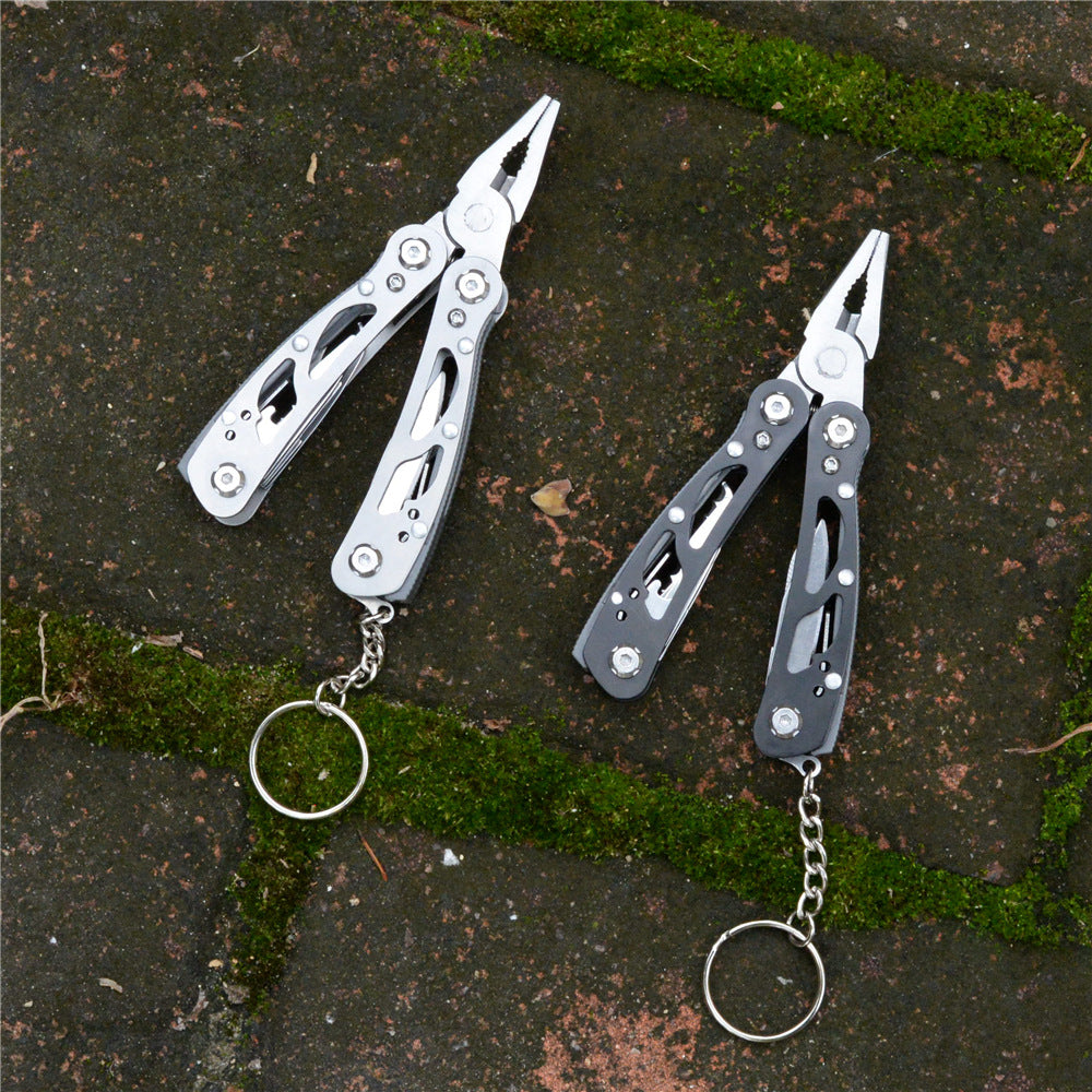 Outdoor Camping Knife Multifunction Pocket Pliers Tool Set Survival Scissors Foldable Saw Screwdriv 7