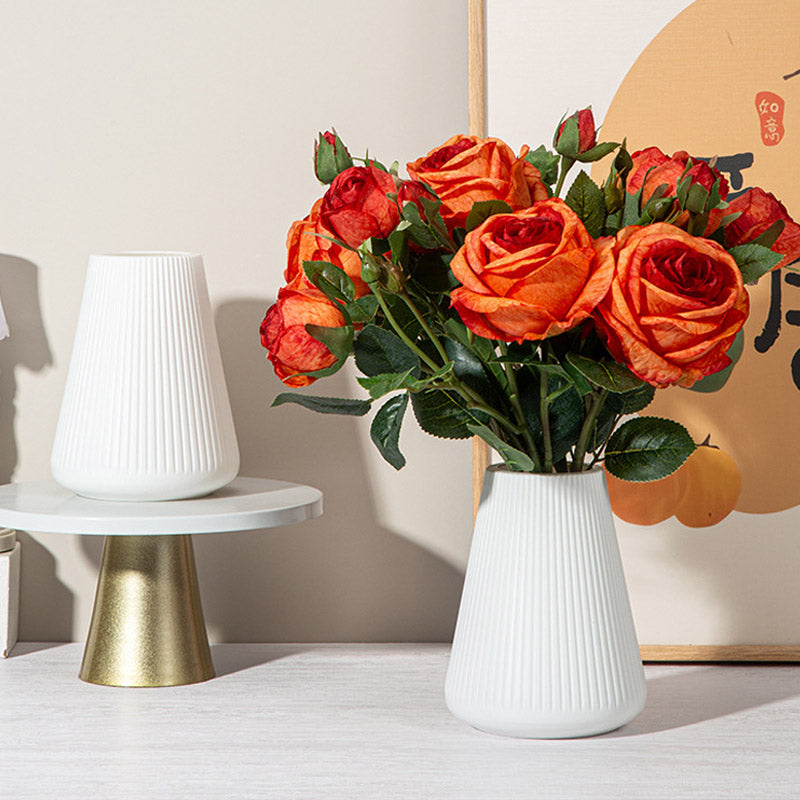 Durable Plastic Flower Vase Elegant Nordic Vase Ornaments Home Living Room Decoration Creative Flow 8