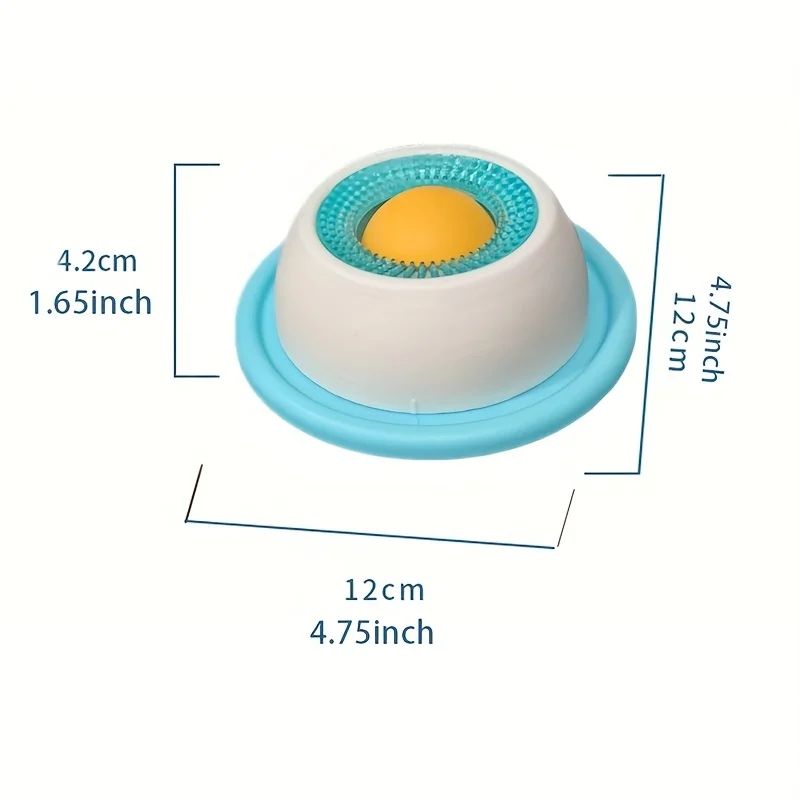 CalmBite SlowFeed Pet Lick Mat Yogurt Licking Plate For Dogs Cats 7