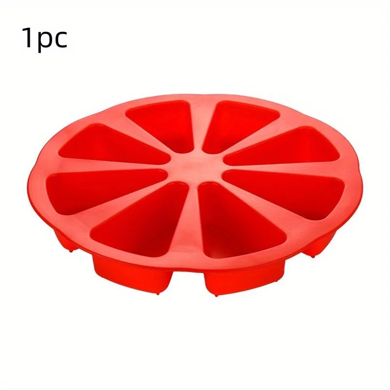 TriangleFlex 8Cavity Silicone Baking Mold EasyRelease Triangle Cake Cupcake Brownie Mold 5
