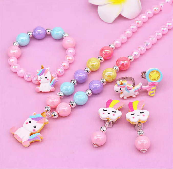 MagicGlow Unicorn Jewelry Set For Girls 6
