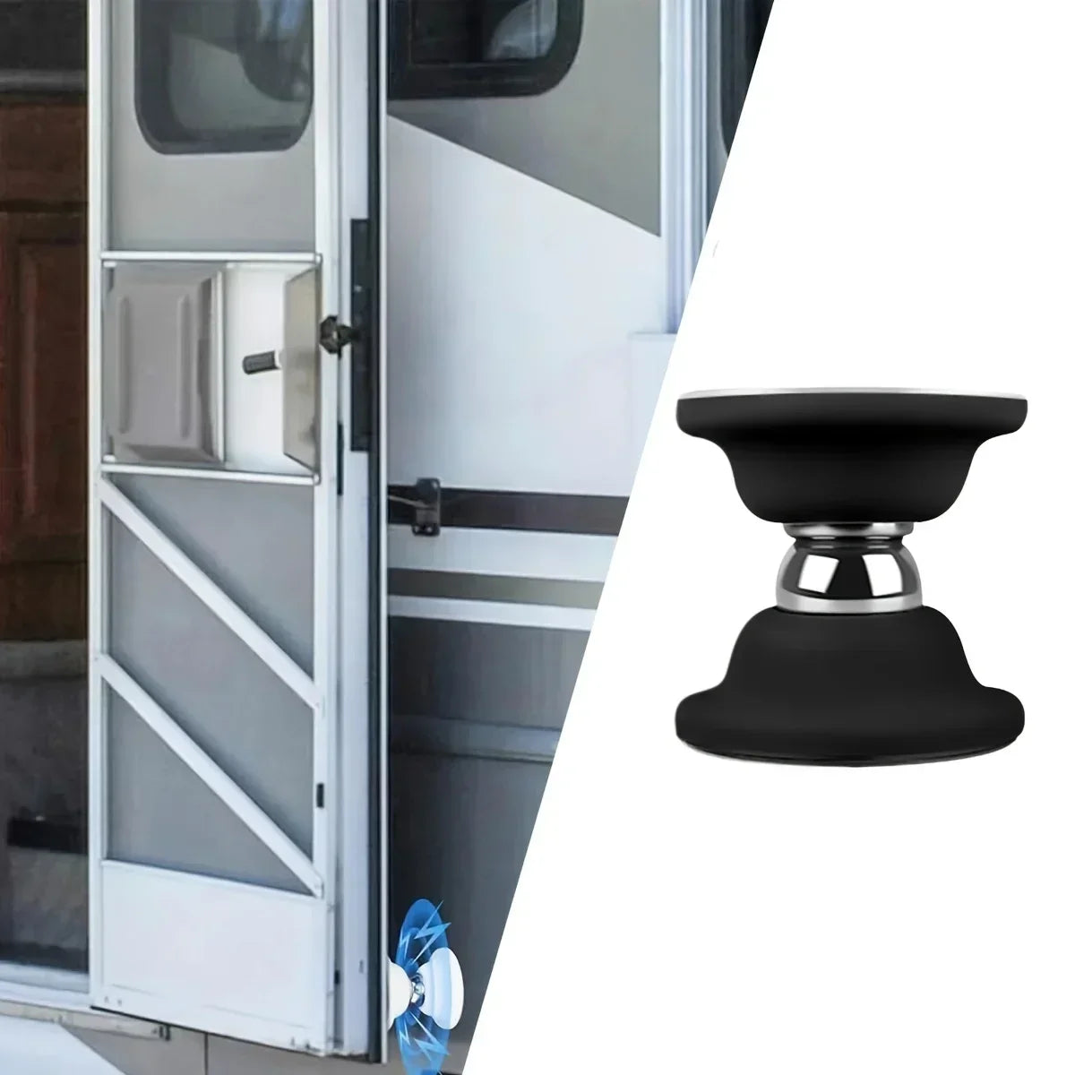 RV Door Stop Retaining Catch Magnetic Kitchen Door Latch For Camper 7