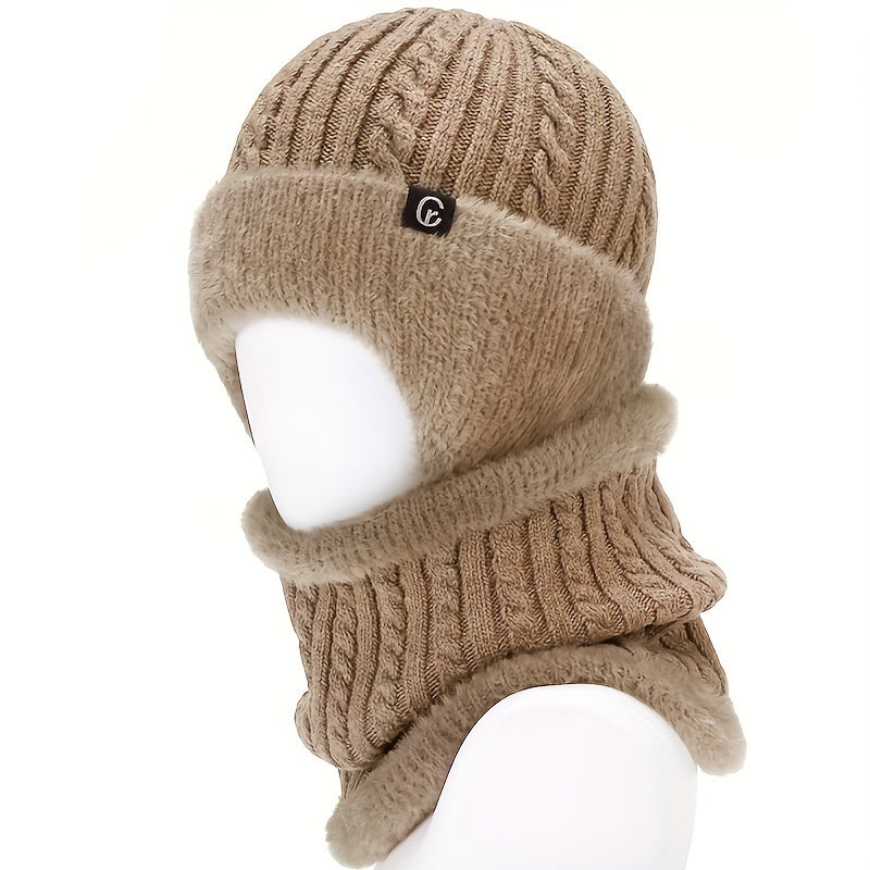 Winter Mom Warm Hat For Men Elderly Knitted Hat For Women Ear Protection Hat For Middle Aged And El 2