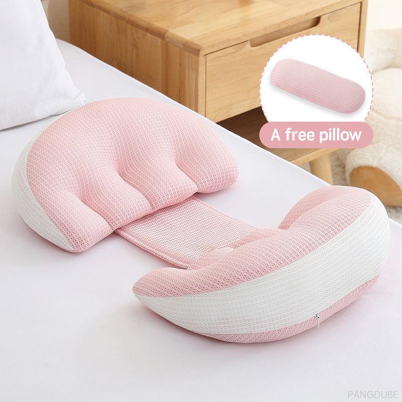 Cotton Waist Support Pillow For Pregnant Women Pregnancy Body Pillow With Free Auxiliary Pillow 6