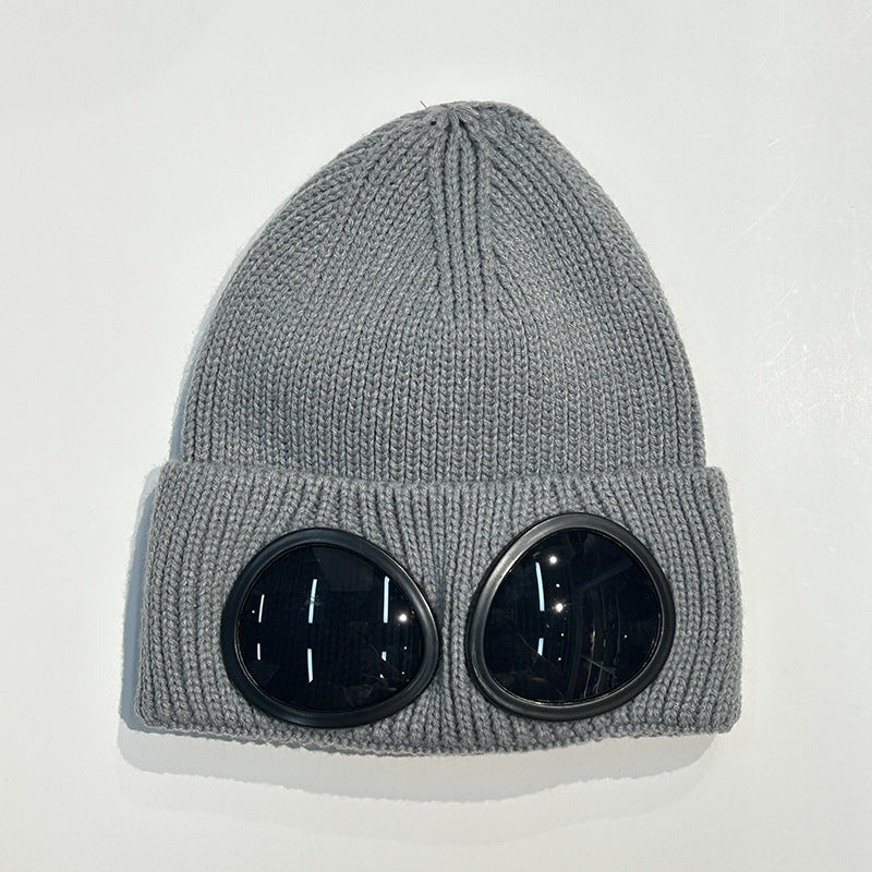 Winter Windproof Skull Cap Winter Warm Knitted Beanie Hat For Women Men Outdoor Ear Protection Cold