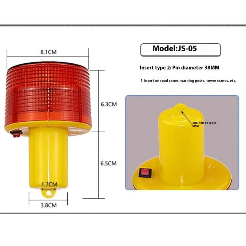 Solar LED Emergency Light Solar Traffic Tower Crane Warning Lamp For Road Construction And Harbor U 7