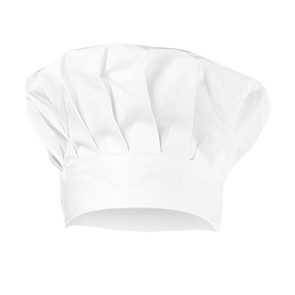 Elastic Baby Kid White Chef Hat, Party Kitchen Costume Cap, Baking Cooking Gorro Cocinero Blanco