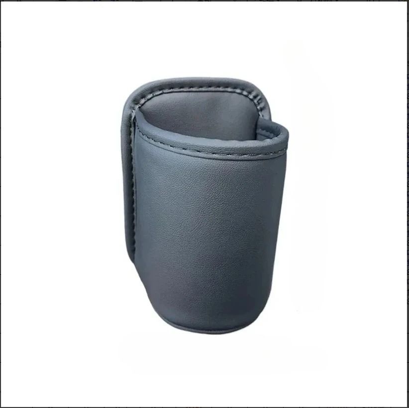 Car Door Cup Holder Leather Storage Bin For Back Seat Organization 6