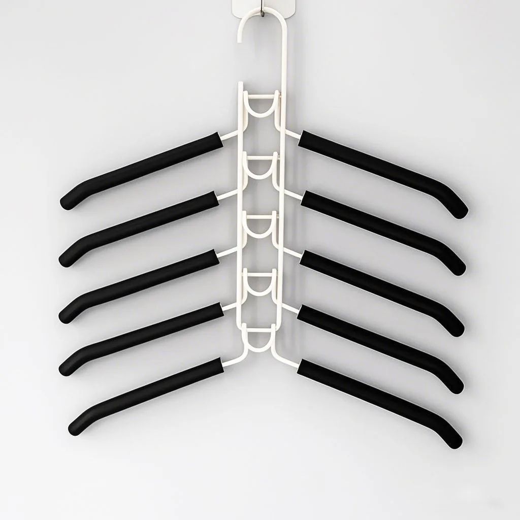 HeavyDuty SpaceSaving Clothes Hanger MultiLayer Metal Garment Organizer With NonSlip Foam Pads For 9
