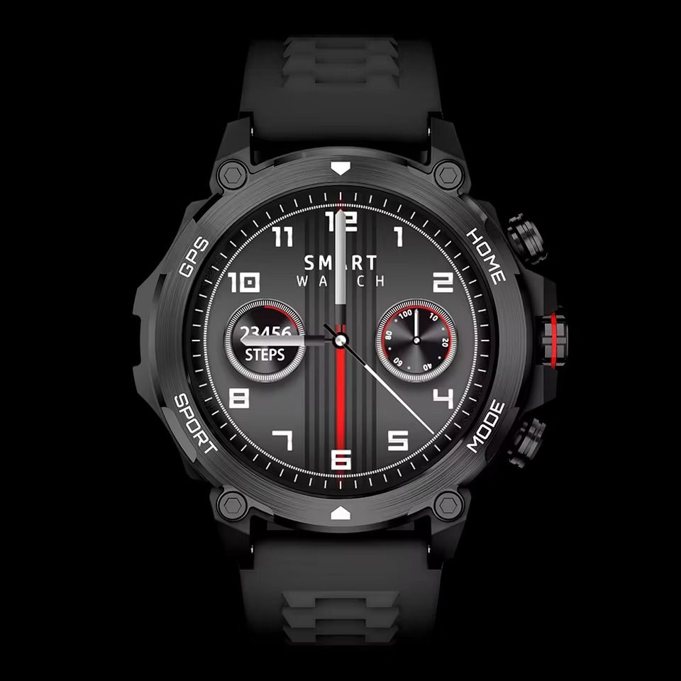 GPS Compass Smartwatch With Display GPS Compass Sport Fitness Tracker Swimming BT Call For Strava 6