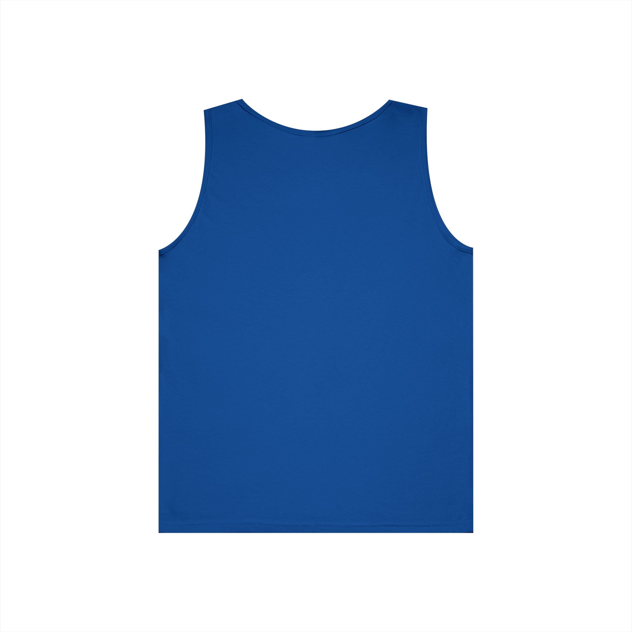 Tank Top — "At Home: Zero Plans Zero Problems" Minimalist Cotton