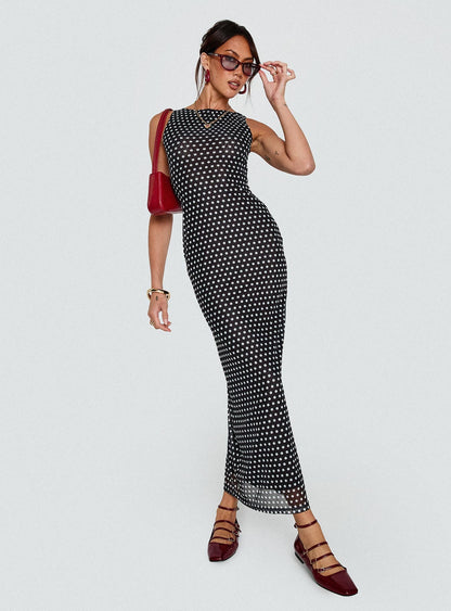 Top Of Mind Maxi Dress Black