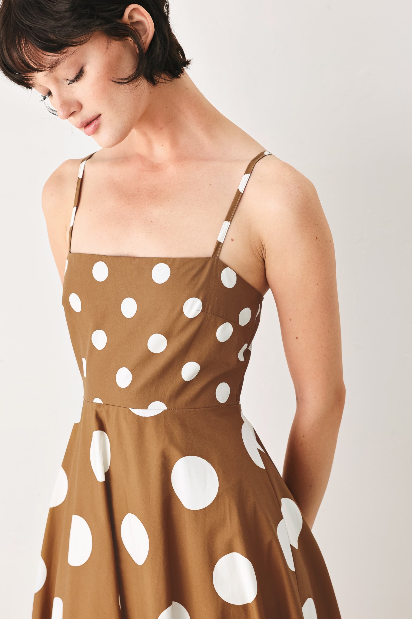 DOLCE VITA POLKA DOT MIDI DRESS FINAL