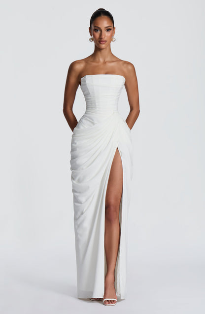 Cyra Maxi Dress Ivory