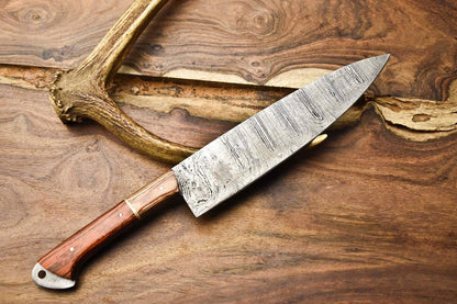 Hand Forged Damascus Steel Kitchen Chef Knife  12 Full Tang Precision Blade 2