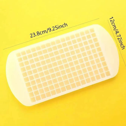 Large Capacity 160-Grid Silicone Ice Cube Maker – Flexible Fruit & Drink Mold for Home and Kitchen
