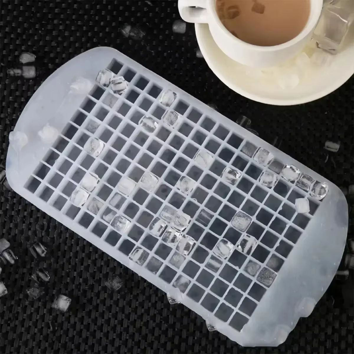 Large Capacity 160Grid Silicone Ice Cube Maker  Flexible Fruit  Drink Mold For Home And Kitchen 15