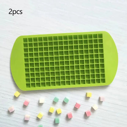 Large Capacity 160Grid Silicone Ice Cube Maker  Flexible Fruit  Drink Mold For Home And Kitchen 8