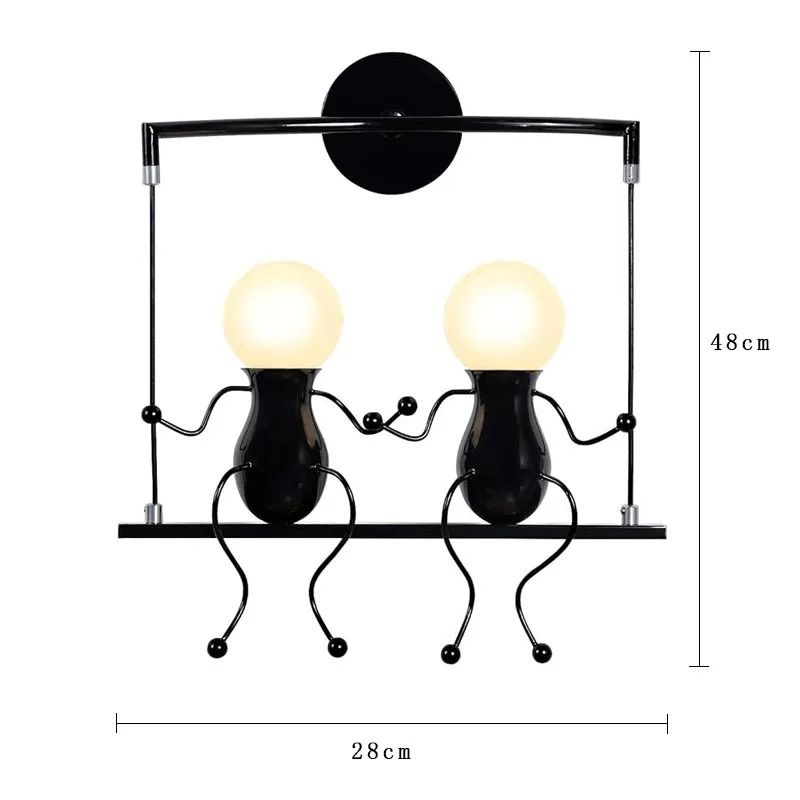 Creative Little Man Wall Lamp 9