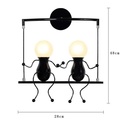 Creative Little Man Wall Lamp 9