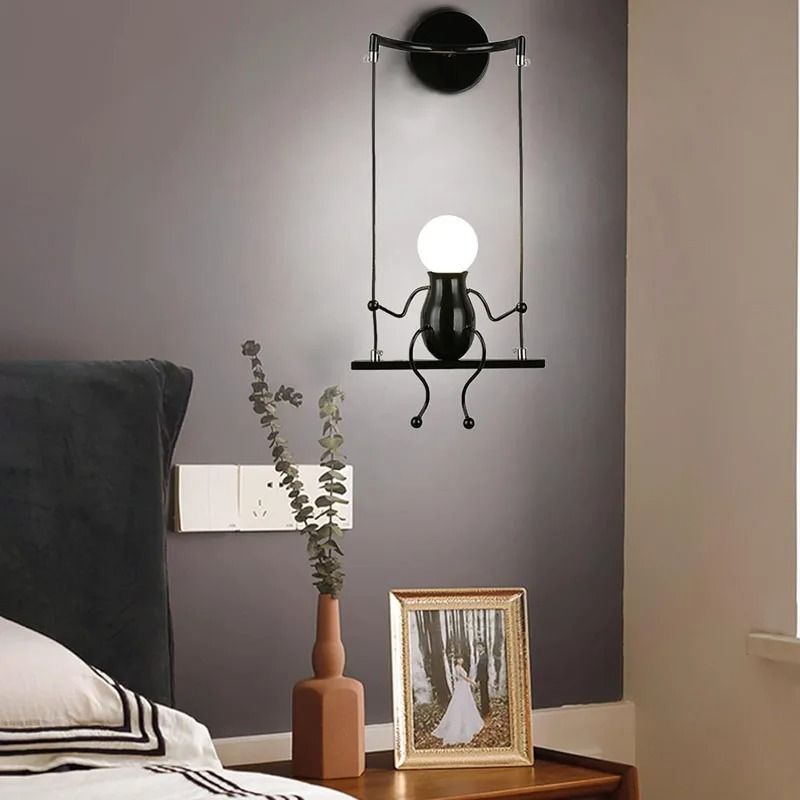 Creative Little Man Wall Lamp 2