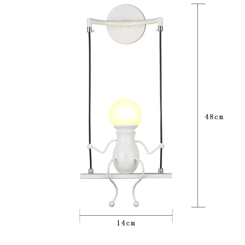 Creative Little Man Wall Lamp 7