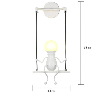 Creative Little Man Wall Lamp 7