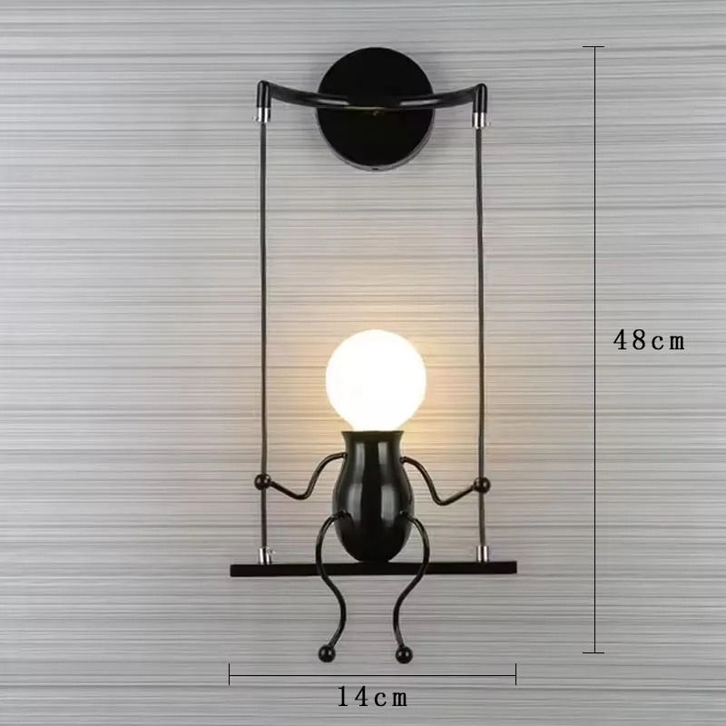 Creative Little Man Wall Lamp 8