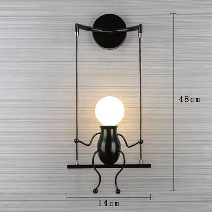 Creative Little Man Wall Lamp 8