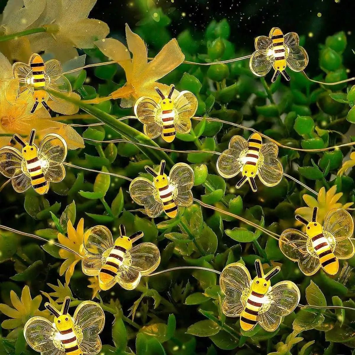 Bee String Lights Battery Operated 1