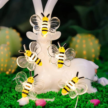 Bee String Lights Battery Operated 4