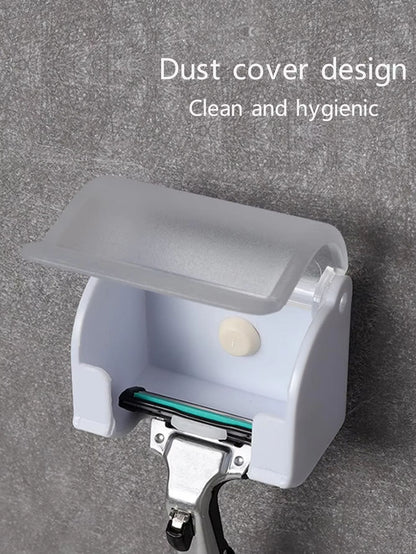 Mens Razor Holder With Suction Cup  WallMounted Shaver Stand  Bathroom Organizer 6