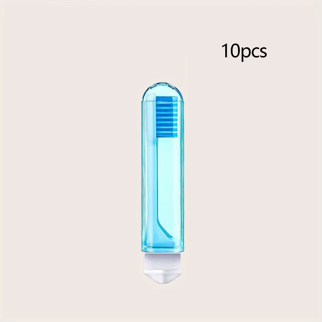 Portable Folding Travel Toothbrush Set  10pcs UltraSoft Bristle Toothbrushes For Camping Hiking  Ev 6