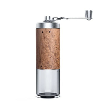 Hand Coffee Bean Grinder Wood Grain Stainless Steel Crank Manual Kitchen Grinder Tool 6