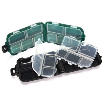 Portable 10Compartment Pill Organizer  Weekly Vitamin Dispenser For Effortless Daily Wellness 1