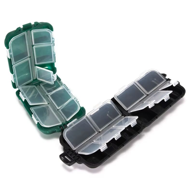 Portable 10Compartment Pill Organizer  Weekly Vitamin Dispenser For Effortless Daily Wellness 3