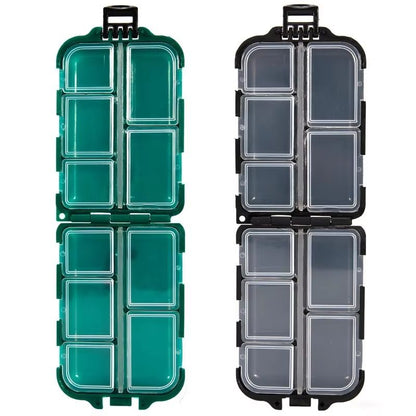 Portable 10Compartment Pill Organizer  Weekly Vitamin Dispenser For Effortless Daily Wellness 4
