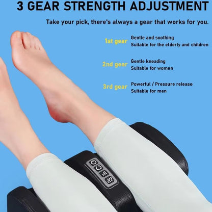 Electric Shiatsu Foot Massager  Heated Leg Roller For Deep Pain Relief 2