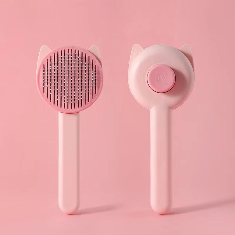 Cat Grooming Brush  Gentle Hair Remover For Shedding Relief 13