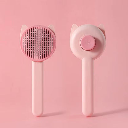 Cat Grooming Brush  Gentle Hair Remover For Shedding Relief 13