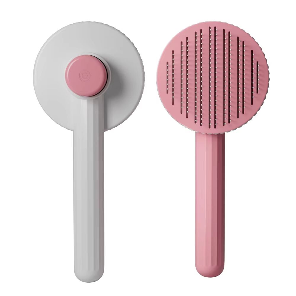 Cat Grooming Brush  Gentle Hair Remover For Shedding Relief 5