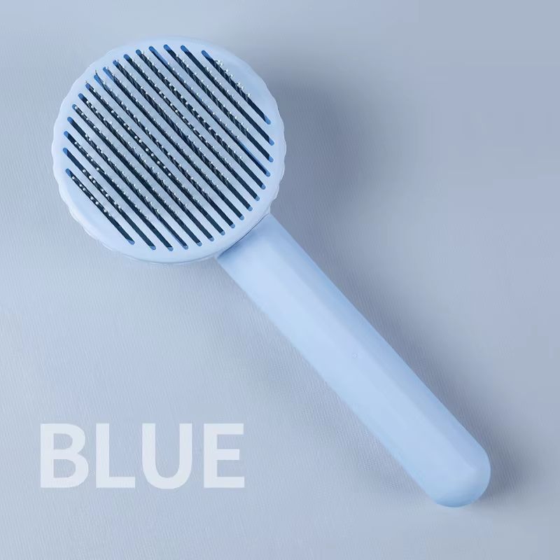 Cat Grooming Brush  Gentle Hair Remover For Shedding Relief 7