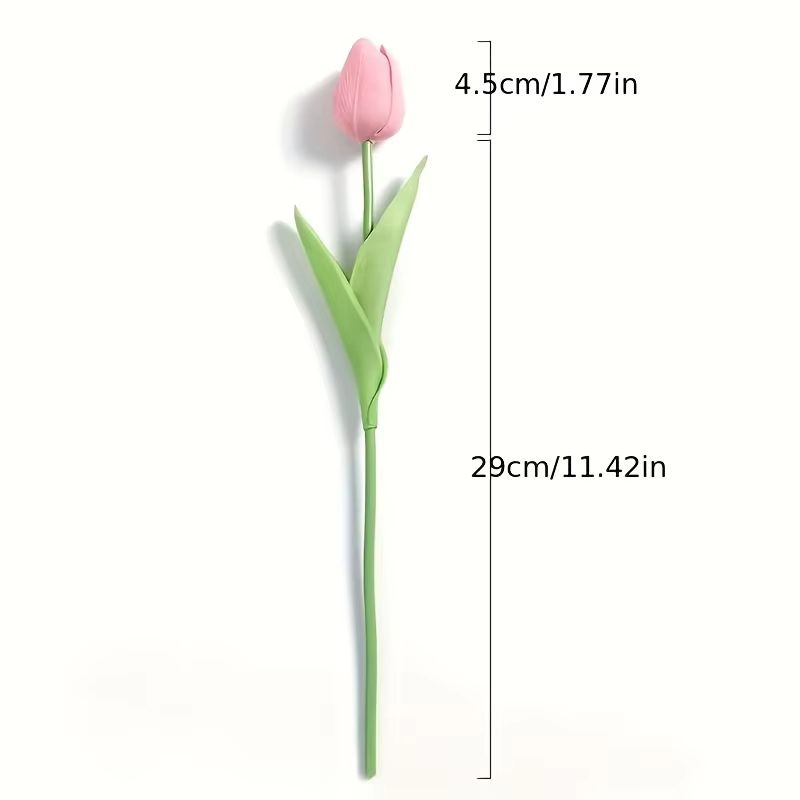 Artificial Tulip Bouquet  Vibrant Faux Flowers For Weddings  Decor 4