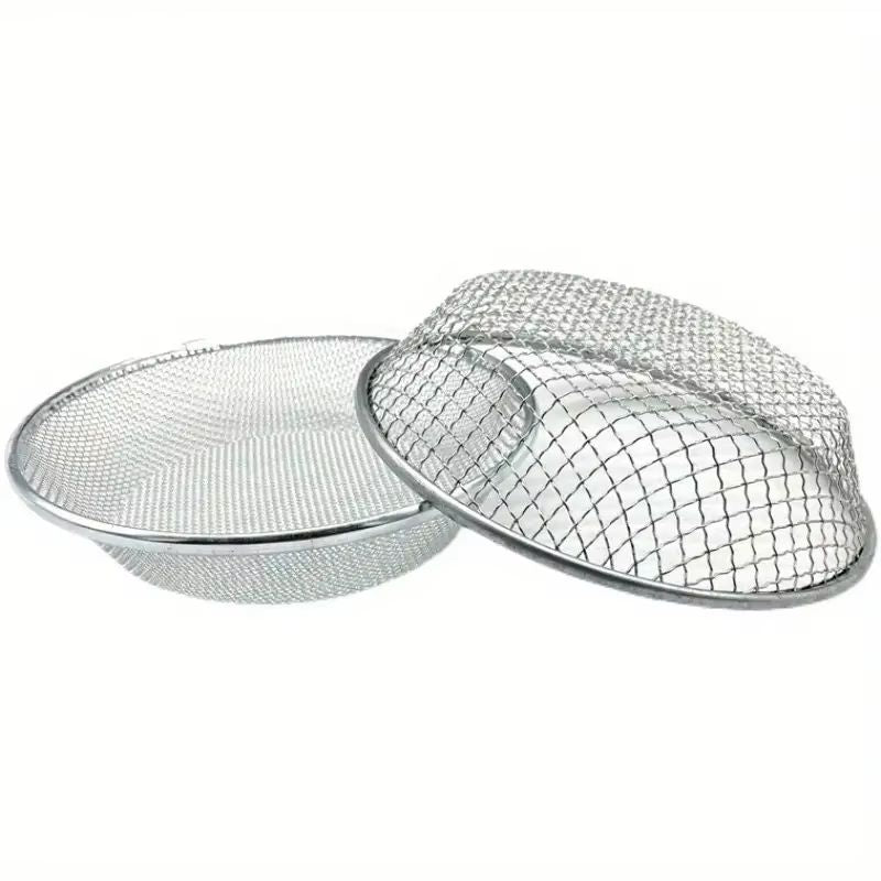 13Inch Stainless Steel Soil Sifter  DualMesh Garden Sieve For Clean Compost Prep 2