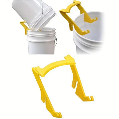 Yellow Plastic Honey Bucket Holder  Stable Stand For Beekeeping Extraction 2