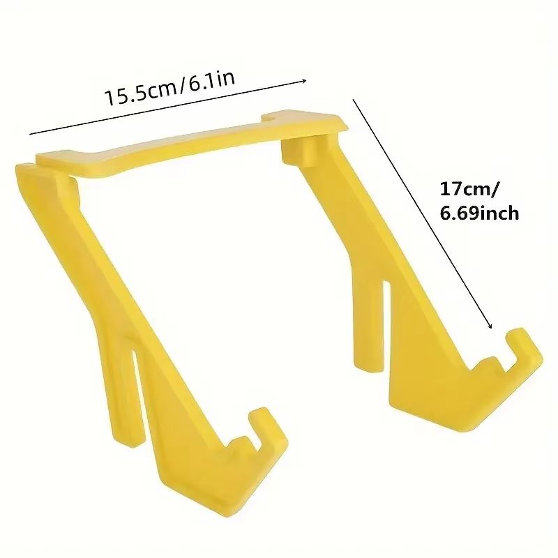 Yellow Plastic Honey Bucket Holder  Stable Stand For Beekeeping Extraction 6