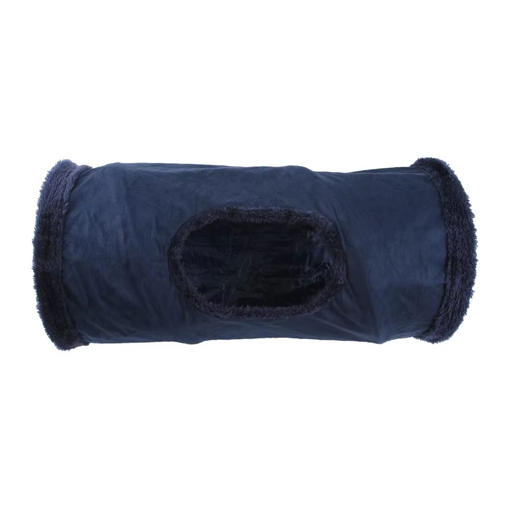 CozyPlay Collapsible Cat Winter Suede Tunnel  Interactive Play  Hideaway For Kittens Puppies  Rabbi 2