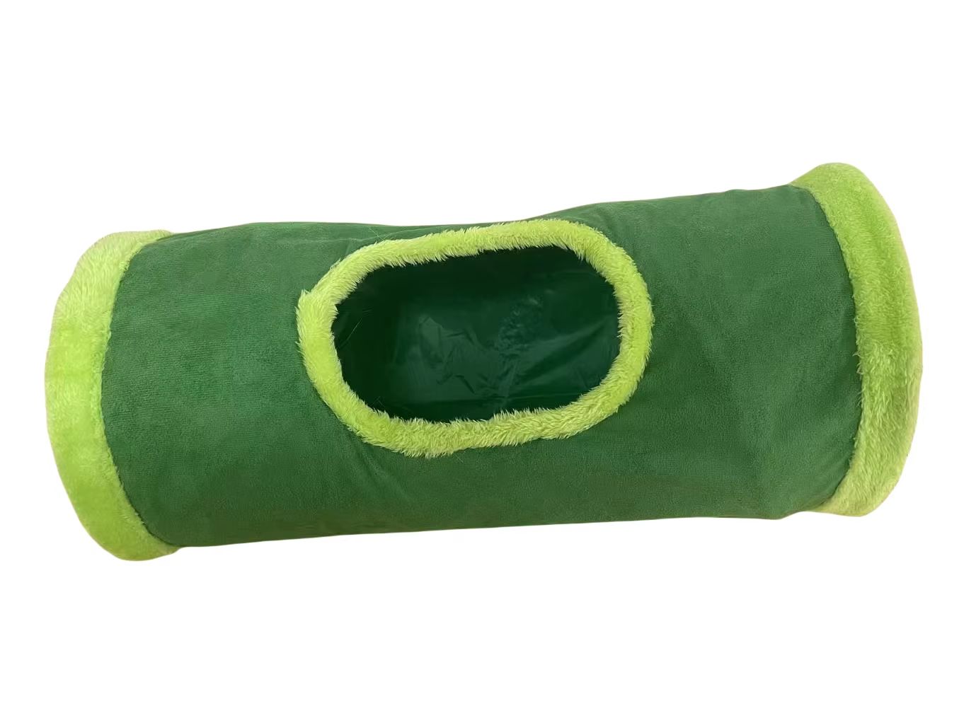 CozyPlay Collapsible Cat Winter Suede Tunnel  Interactive Play  Hideaway For Kittens Puppies  Rabbi 8