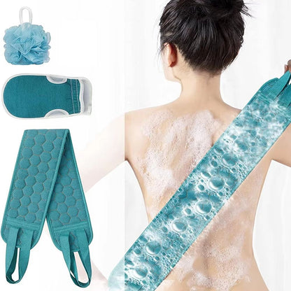 Exfoliating Body Scrubber Set  Back Scrubber Bath Glove  Shower Sponge Loofah 6