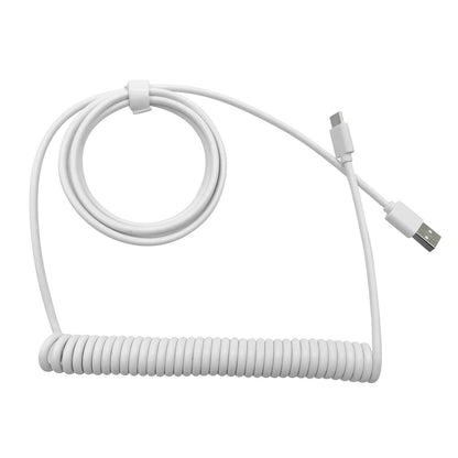 Mechanical Keyboard Coiled Type C To USB Extension Cable 6